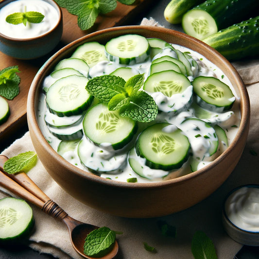 Easy and Refreshing Cucumber Mint Yogurt Salad: Your Go-To Summer Side Dish