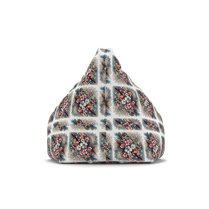 Urban Blossom Lace Fusion Bean Bag Chair Cover