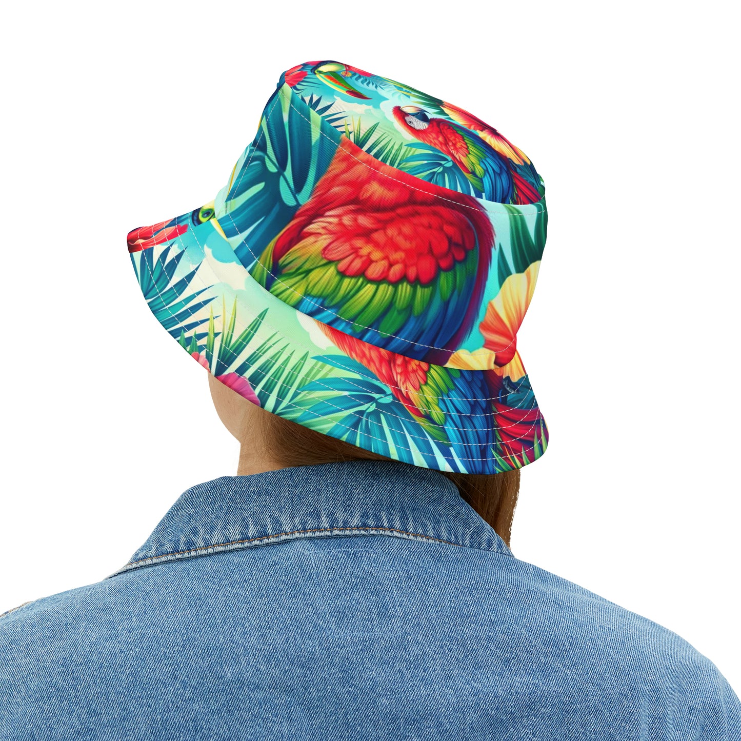 "Island Breeze" Tropical Paradise Bucket Hat