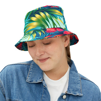 "Island Breeze" Tropical Paradise Bucket Hat