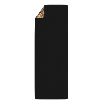 Culinary Delight Yoga Mat - Appetizing Food-Inspired Microfiber Design