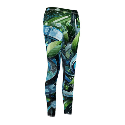 GreenTech High-Waisted Women's Leggings: Nature Meets Innovation