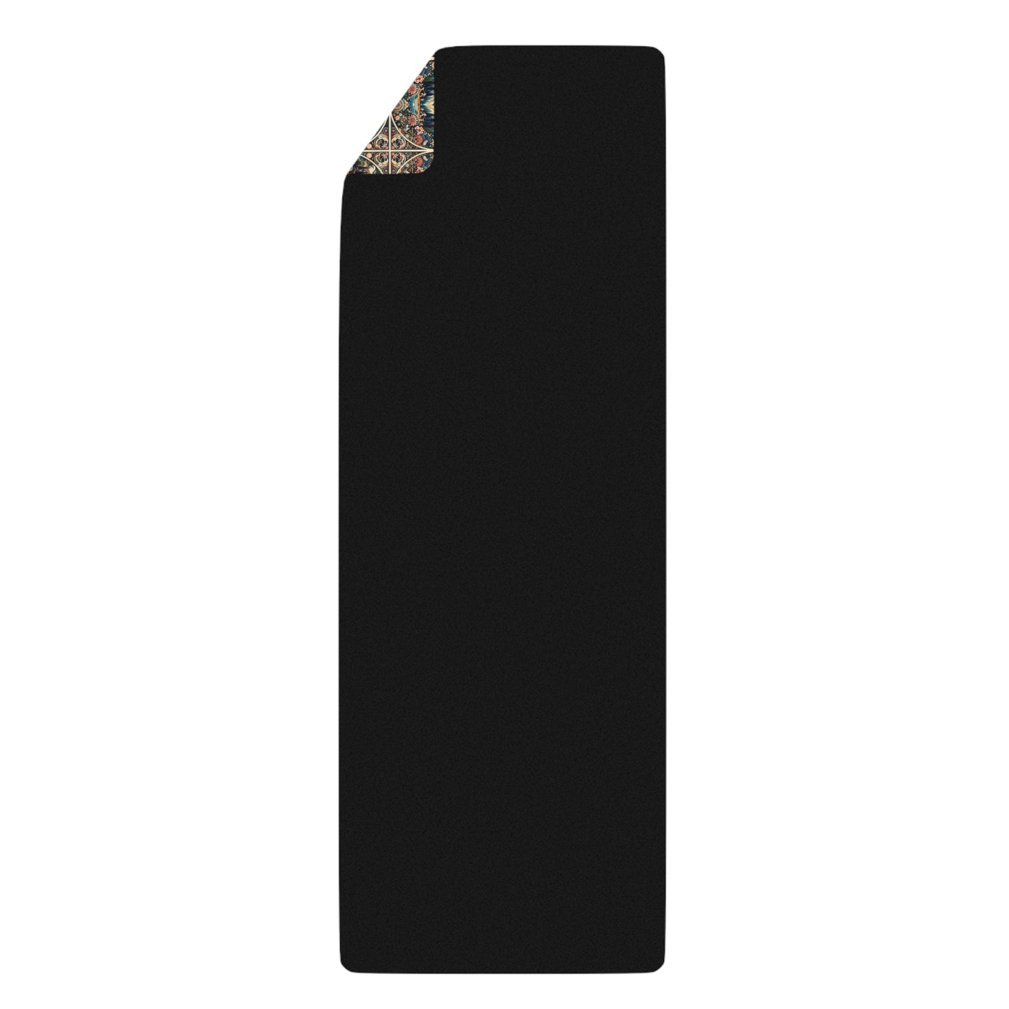 Artistic Odyssey Yoga Mat: Luxe Microfiber with Global Artistic Design
