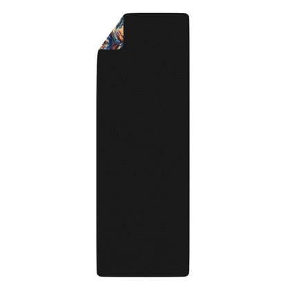 Global Canvas Yoga Mat: Superior Microfiber with Eclectic Artistic Design