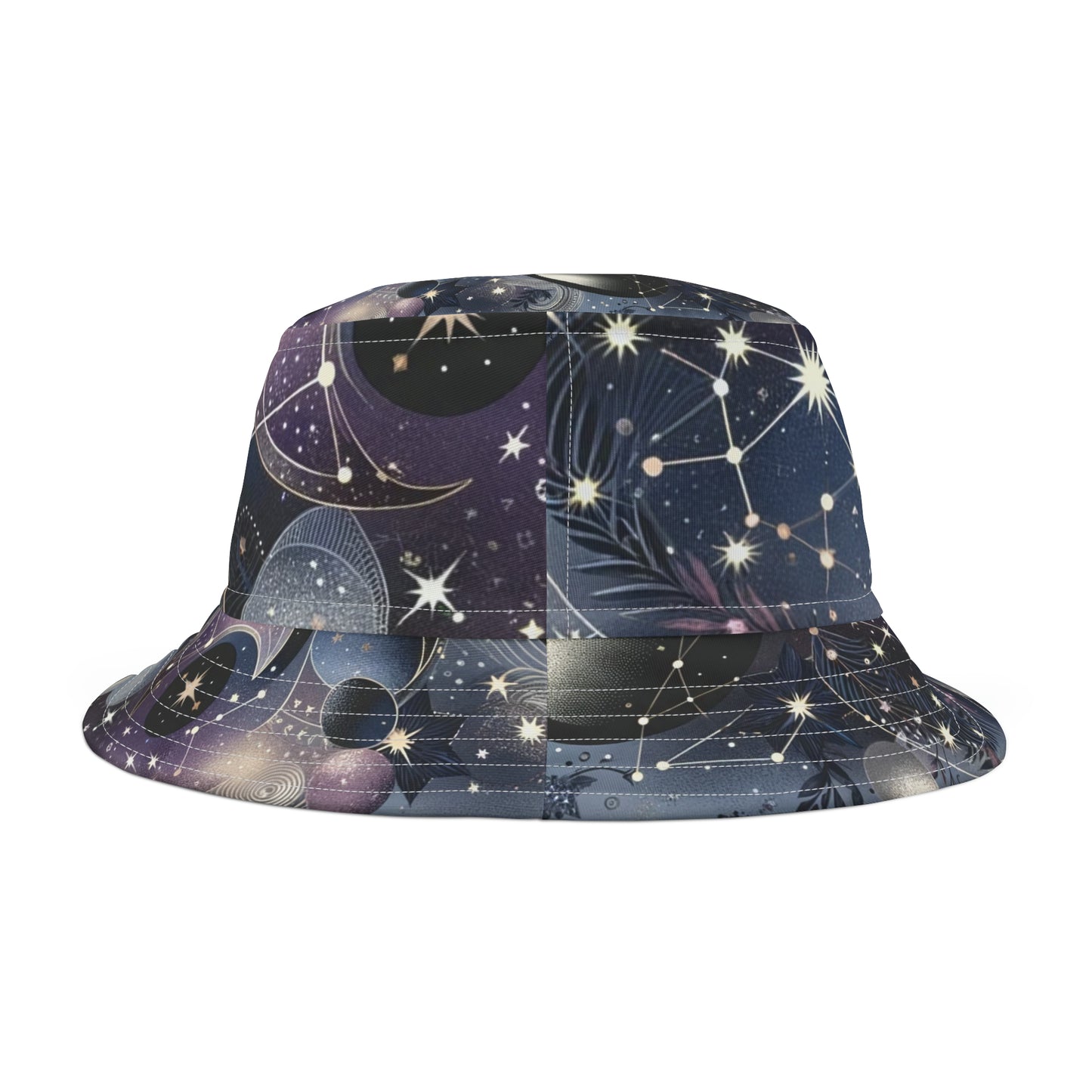 "Cosmic Whispers" Celestial Dreams Bucket Hat