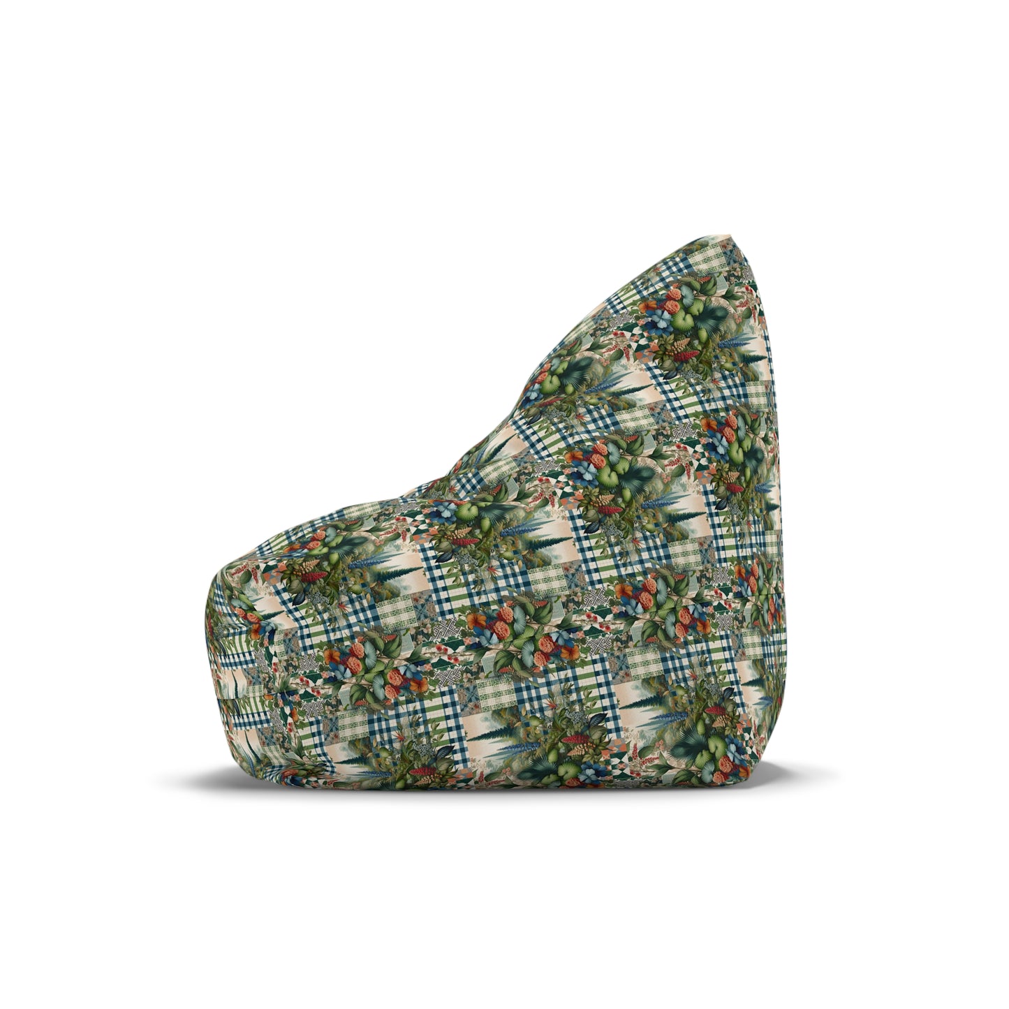 Botanical Pixel Harmony Bean Bag Chair Cover