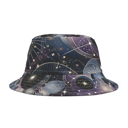 "Cosmic Whispers" Celestial Dreams Bucket Hat