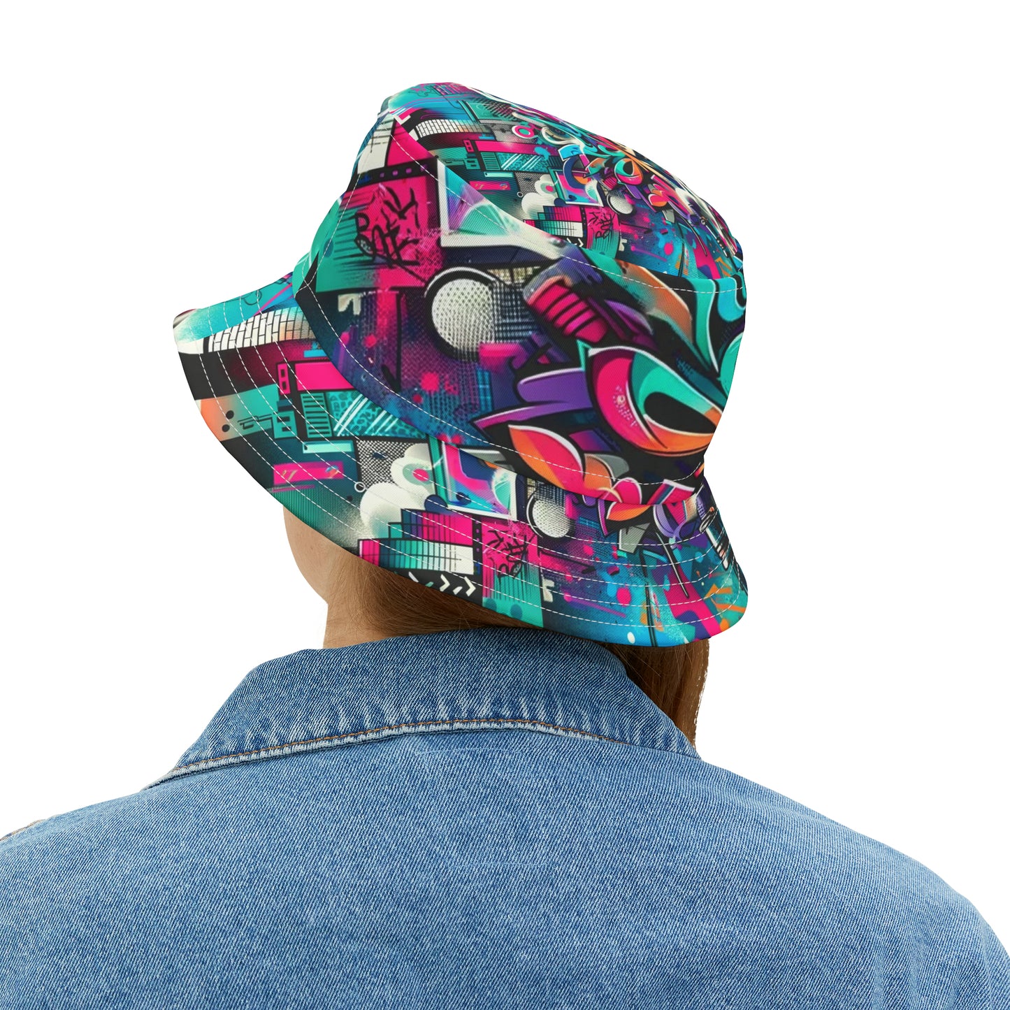 "Urban Graffiti" Street Art Inspired Bucket Hat