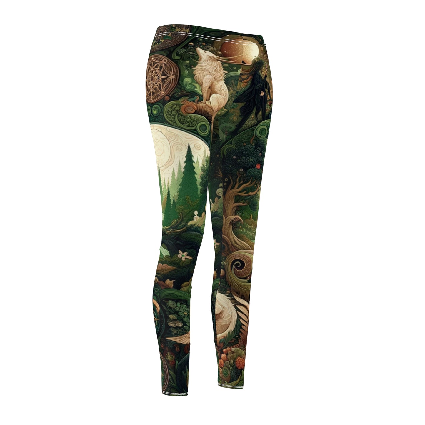 EnchantedForest Women's Leggings: Mystical Charm