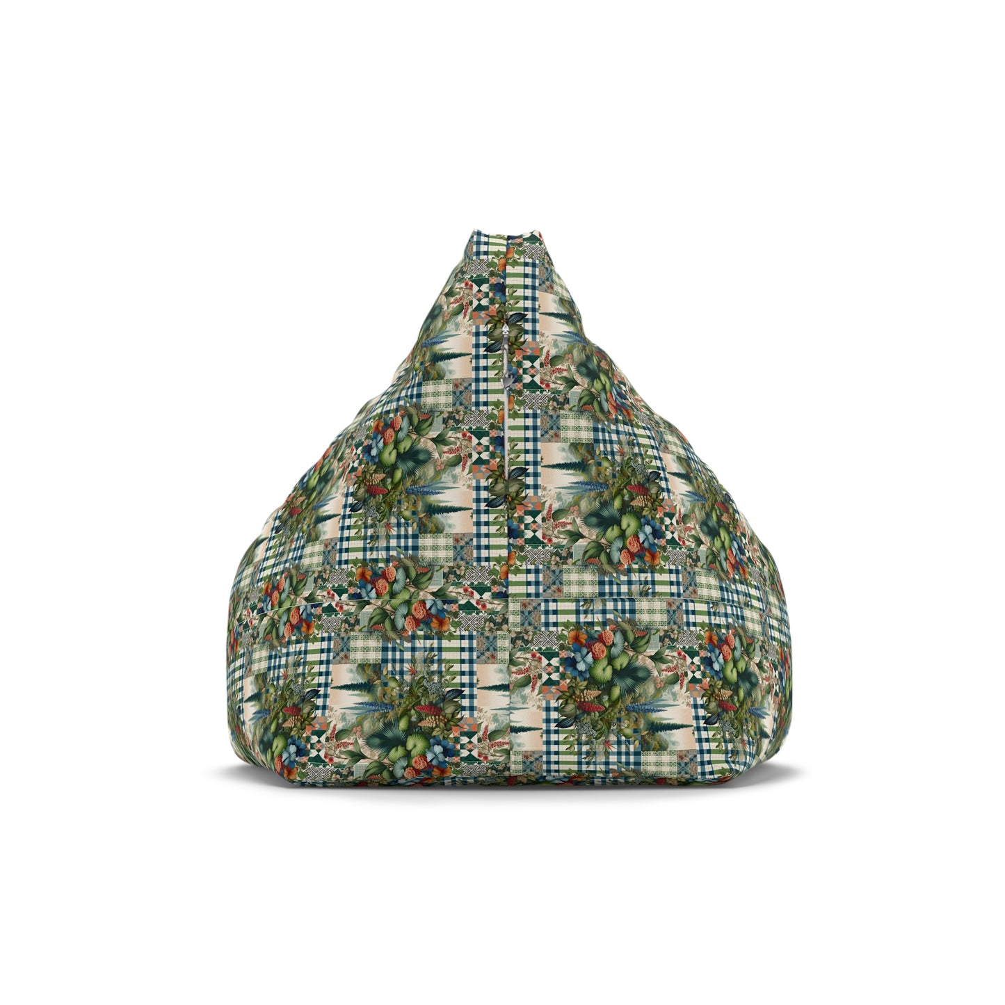 Botanical Pixel Harmony Bean Bag Chair Cover