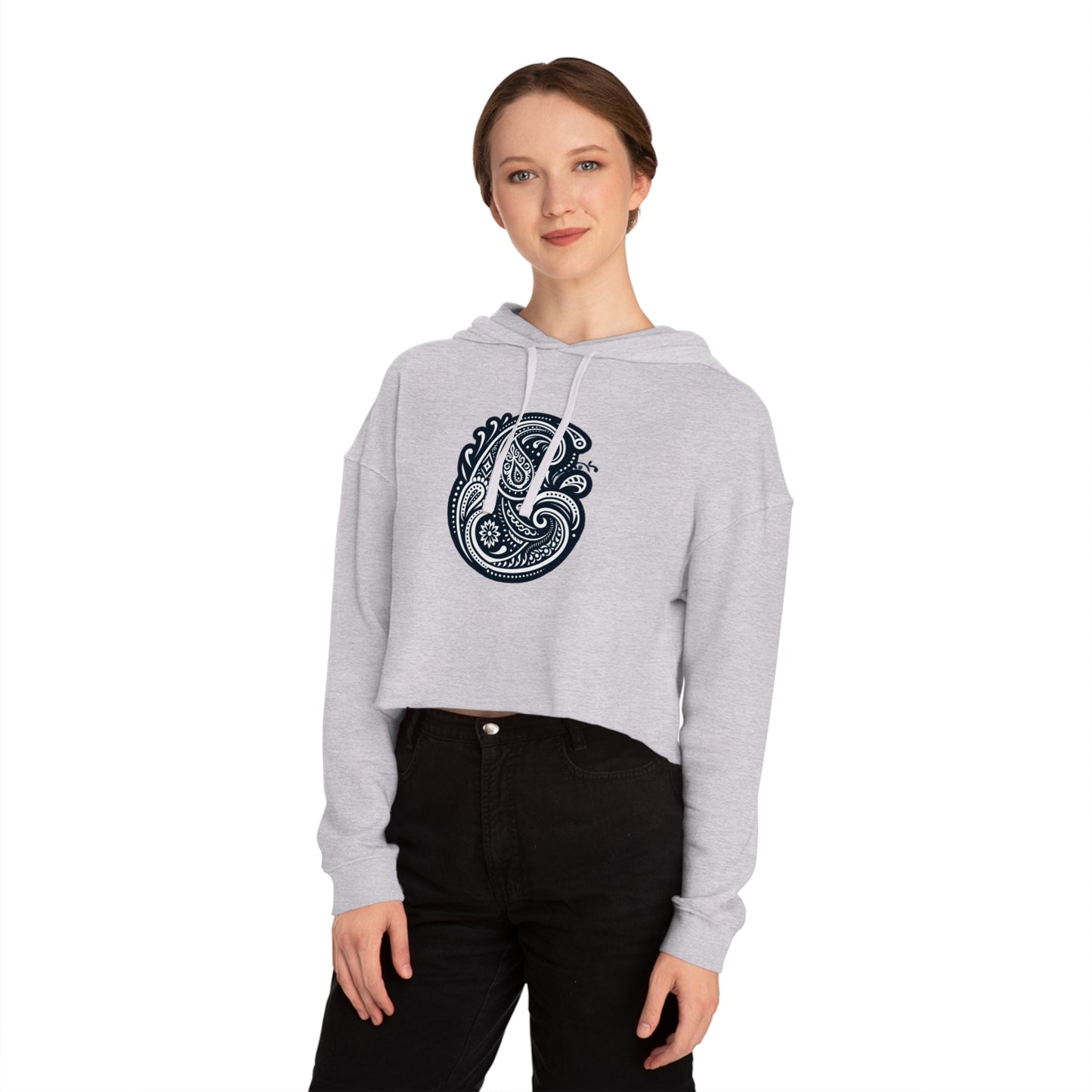 Elegant Paisley Essence Hoodie - Timeless Pattern Design