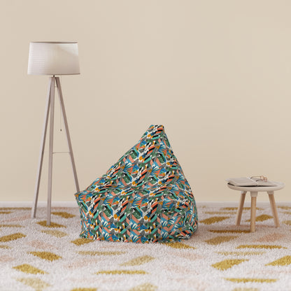 Tropical Geometric Bliss Bean Bag Chair Cover