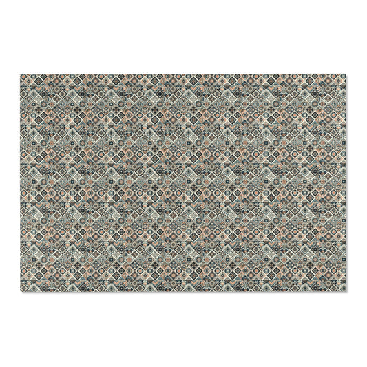Eclectic Fusion: Multifaceted Geometric & Artistic Area Rug