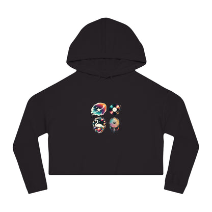 Starry Melody Hoodie - Elegant Swan & Boho Dreamcatcher Design