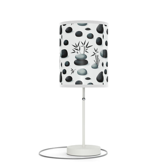 Tranquil Balance Table Lamp with Zen Stones Pattern