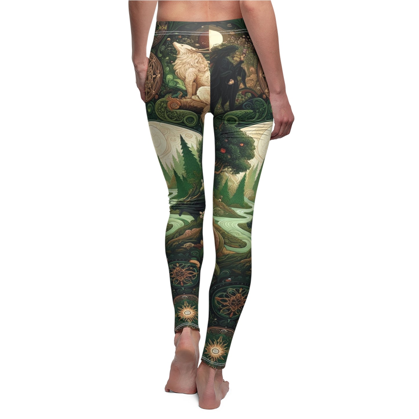 EnchantedForest Women's Leggings: Mystical Charm