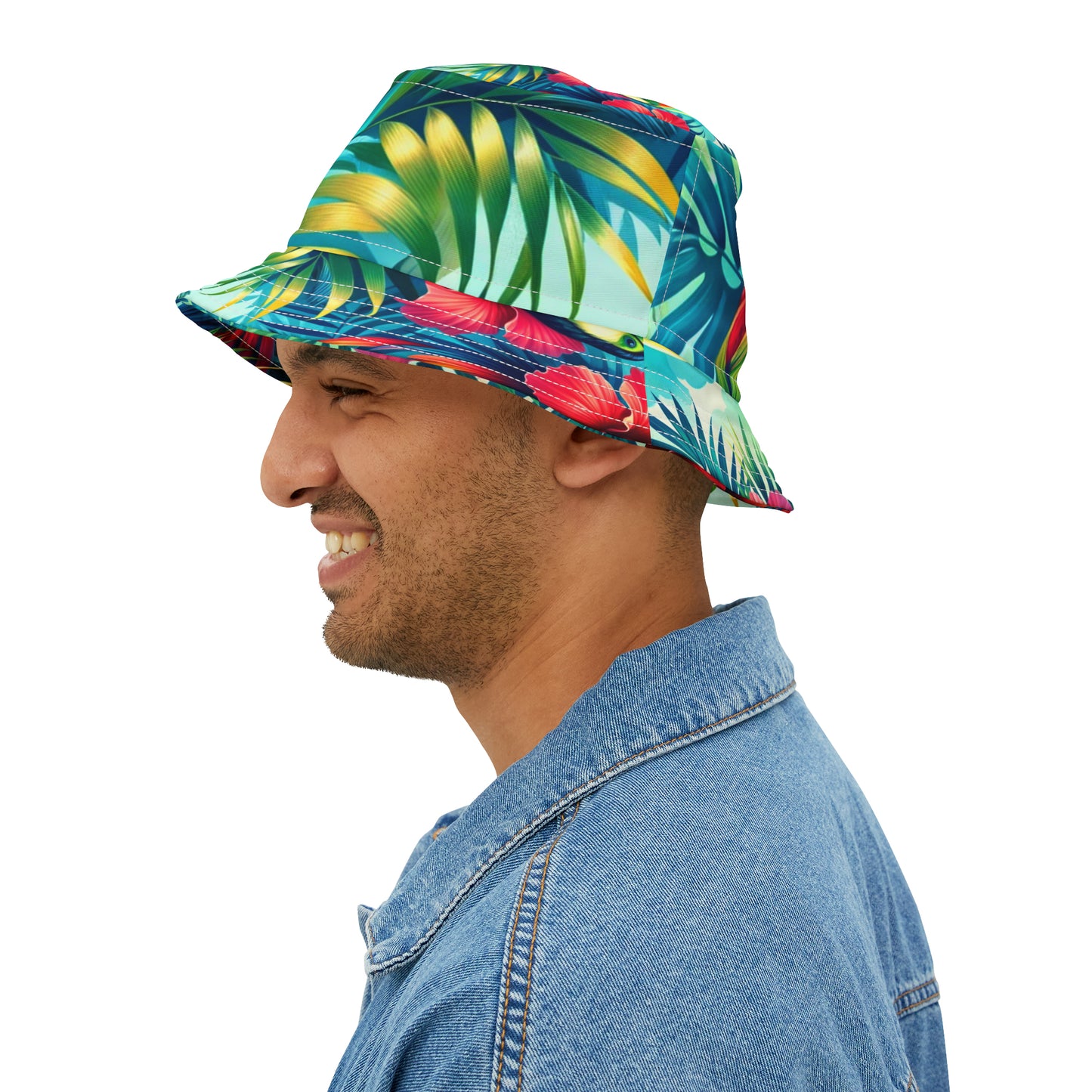 "Island Breeze" Tropical Paradise Bucket Hat