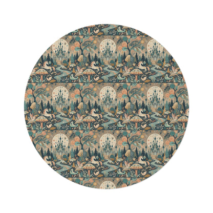 "Enchanted Realm" - Magical 60" Round Rug
