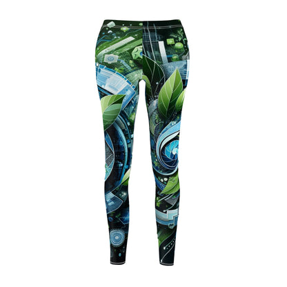 GreenTech High-Waisted Women's Leggings: Nature Meets Innovation