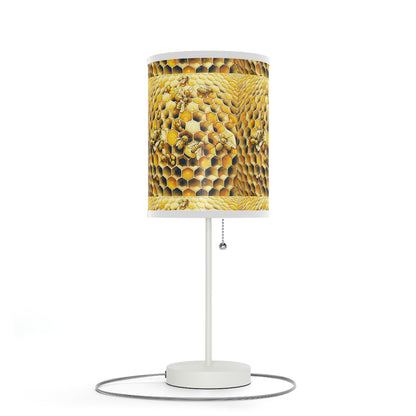 Golden Hex Table Lamp