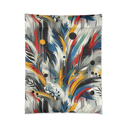 Abstract Expressionist Comforter