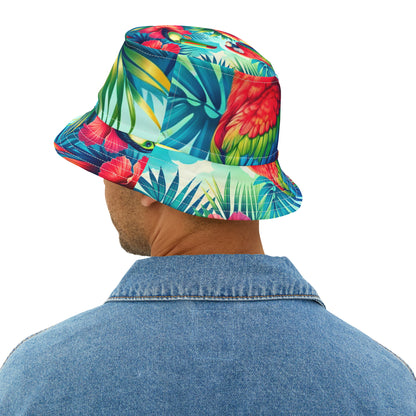 "Island Breeze" Tropical Paradise Bucket Hat