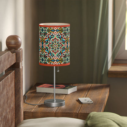 Marrakech Majesty Table Lamp with Moroccan Mosaic Pattern