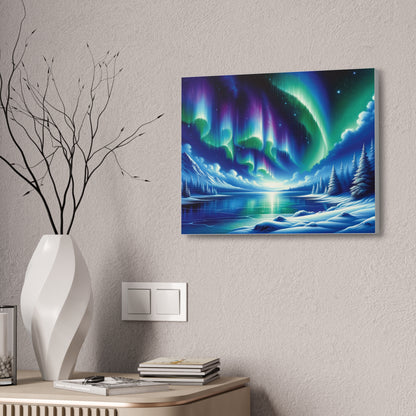 Aurora Dreams: Enchanting Northern Lights Canvas Art