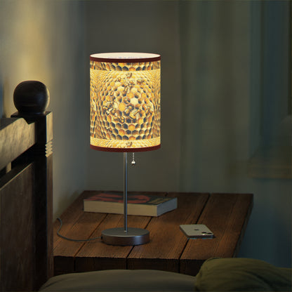 Golden Hex Table Lamp