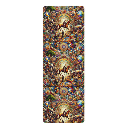 Voyager's Delight Yoga Mat - Luxurious Microfiber with Exquisite Global Design