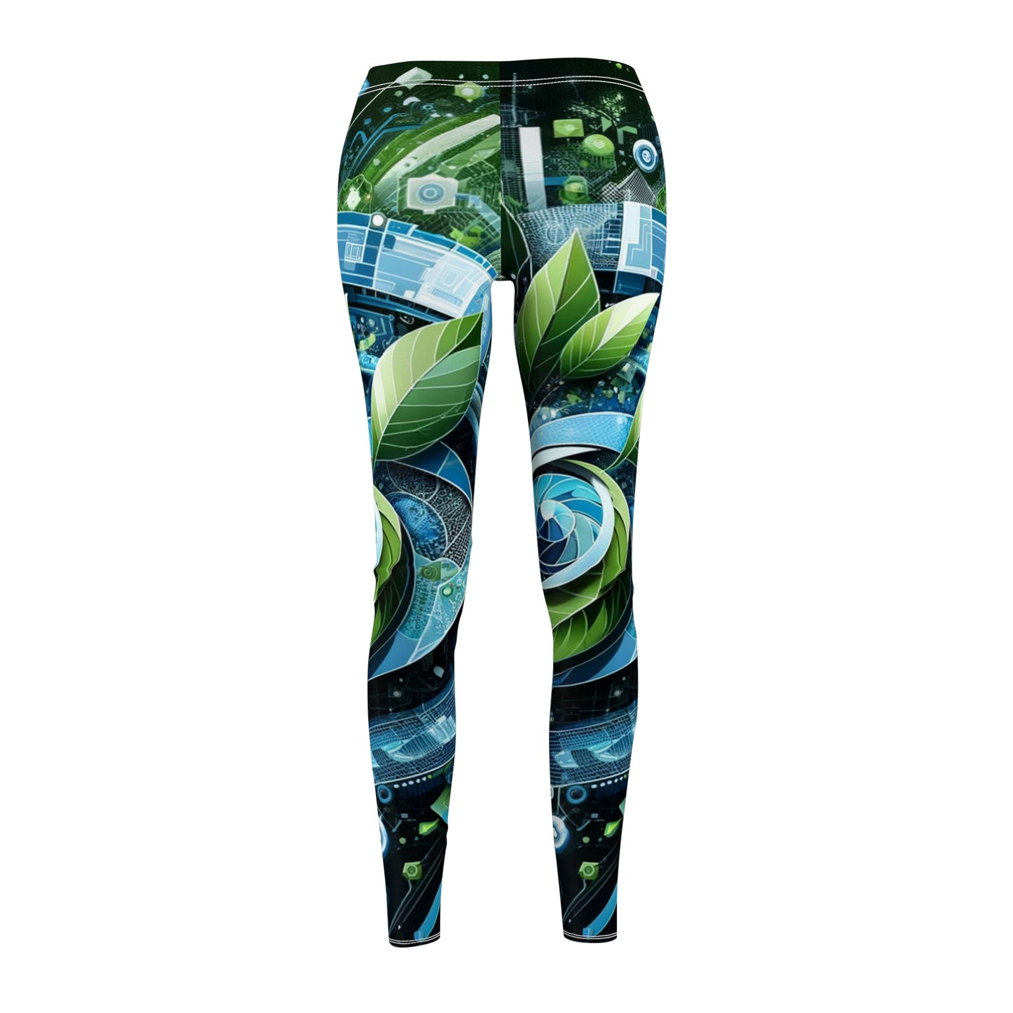 GreenTech High-Waisted Women's Leggings: Nature Meets Innovation