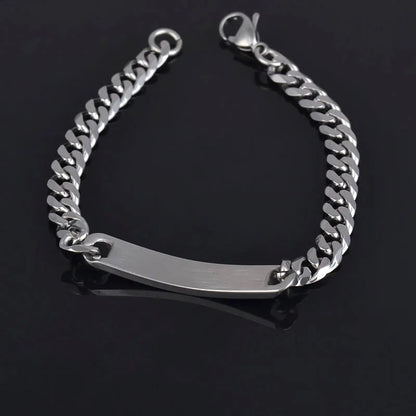 High Quality Gold Color Stainless Steel Bracelet Men Chain Link Bracelets fashion jewelry ID Bracelets Bangles 8/10/15mm