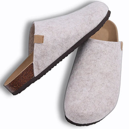 Unique Exclusive Comwarm Fashion Women's Suede Mules Slippers Men Clog