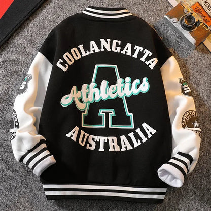 Autumn Jacket Baseball Suit Clothes for Teen Quilted Coats Cotton Jacket Children's Bomber Tiny Kids Jackets Girl Boy