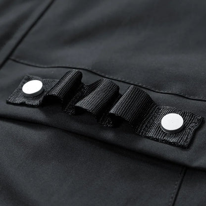 Men's Jacket Spring Autumn Hooded Loose Waterproof Windproof Male Workwear Jacket Korean Casual Fashion Clothes Top Outerwear