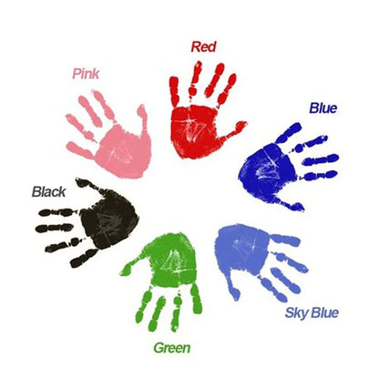 Newborn Baby Hand & Footprint Kit with Ink Pad & Photo Frame - Safe, Non-Toxic Souvenir for Precious Memories