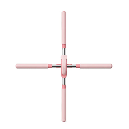 Yoga Stick Hunchback Corrector 80cm Stainless Steel Body FigureTraining Stick Cross Open Back Standing Gym Home Sports Equipment