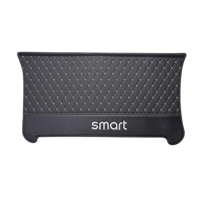 2015-2019 Car Trunk Mat For Mercedes Smart 453 fortwo Interior Leather Protection Pad Decoration Car Logo Styling Accessories
