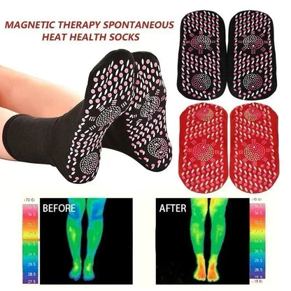 Warming Tourmaline Self-Heating Magnetic Massage Therapy Socks for Women Slimming Health Winter Wear Thermal Health Care Sock