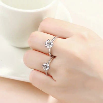 Exclusive Smyoue GRA Certified 1-5CT Moissanite Ring VVS1 Lab Diamond Solitaire Ring for Women Engagement Promise Wedding Band Jewelry