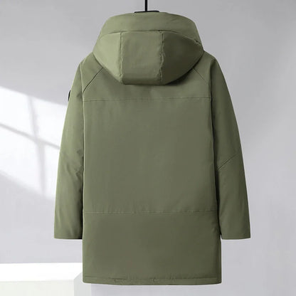Men's Plus Size Parkas 13XL 12XL Winter Jackets 11XL Thicken Warm Hooded Coat Man Black Big Size Padded Jacket 10XL 9XL Outwear