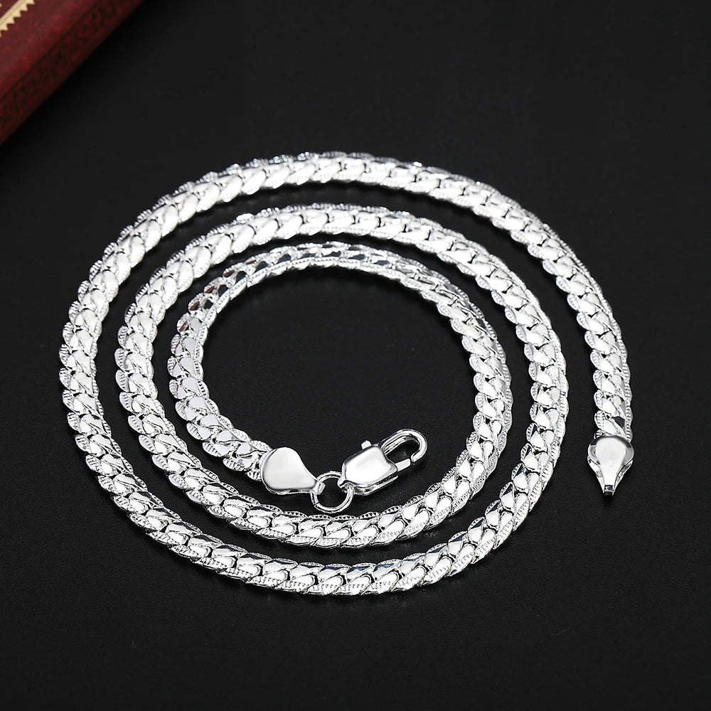 Exclusive URMYLADY 20-60cm Genuine Elegant 925 sterling Silver luxury