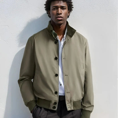 New men's spring and autumn men's jackets ribbed cuffs fashion trend men's jackets