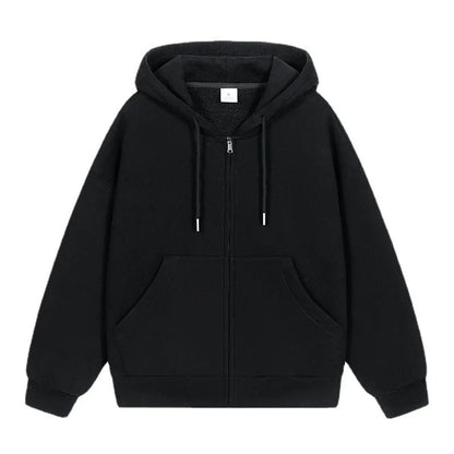 New Spring Autumn Men's Hooded Sweatshirt Cardigan Hong Kong Style Bf Trendy Brand Student Trendy Loose Fit Casual Sports Jacket