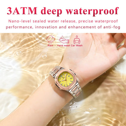 POEDAGAR Luxury Ladies Wristwatch Waterproof Luminous Date Week Women Quartz Watch Stainless Steel Women‘s Watches Female Reloj