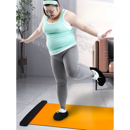 Sliding Training Yoga Mat Ice Hockey Roller-Slide Board Skating Training Slide Mat Blanket for Indoor Fitness Gym Sliding Mat