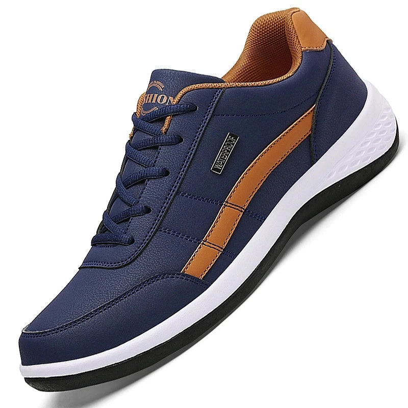 Unique Exclusive Leather Men Shoes Sneakers Trend Casual Shoe Italian