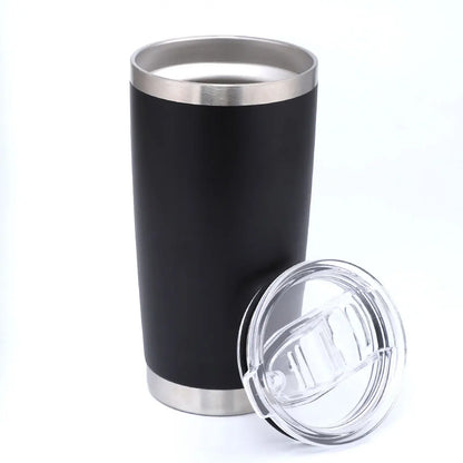 12pcs USA Warehouse  20oz Tumbler with Lid And Metal Straw Cup Bulk Vacuum Insulated Double Wall  Coffee  Powder Coated Mug