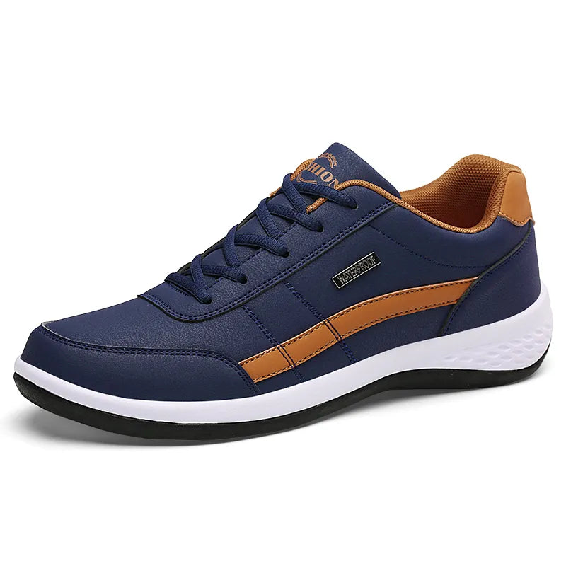 Unique Exclusive Leather Men Shoes Sneakers Trend Casual Shoe Italian