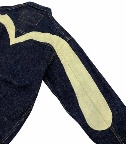 Jacket Y2K Clothes Men Women Japanese Gothic Hip Hop Graphic Retro Blue Oversized Denim Jacket Fashion Casual Long Sleeve Jacket